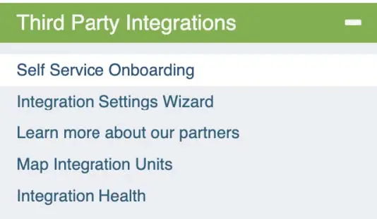 Streamline Third Party Integrations